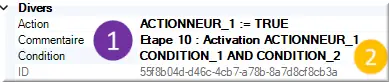 Commentaire Condition Étape 10